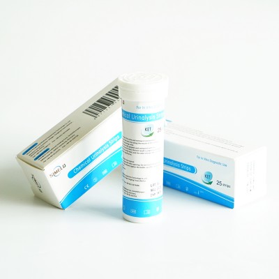 Individual Ketone Urine Test Strips 25 Pieces For Healthy Diagnostic